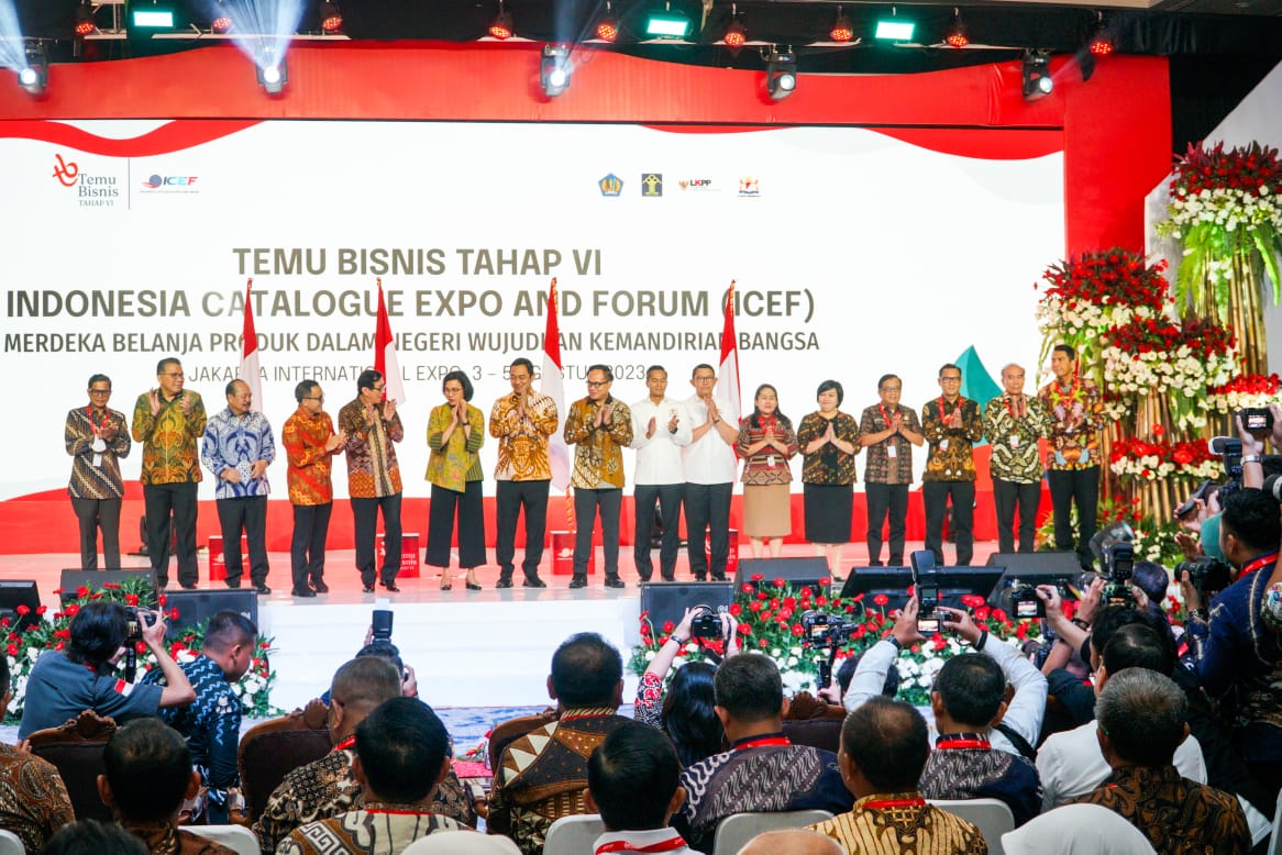 Pj Bupati Muba Hadiri Temu Bisnis Ke Vi Indonesia Catalogue Expo And