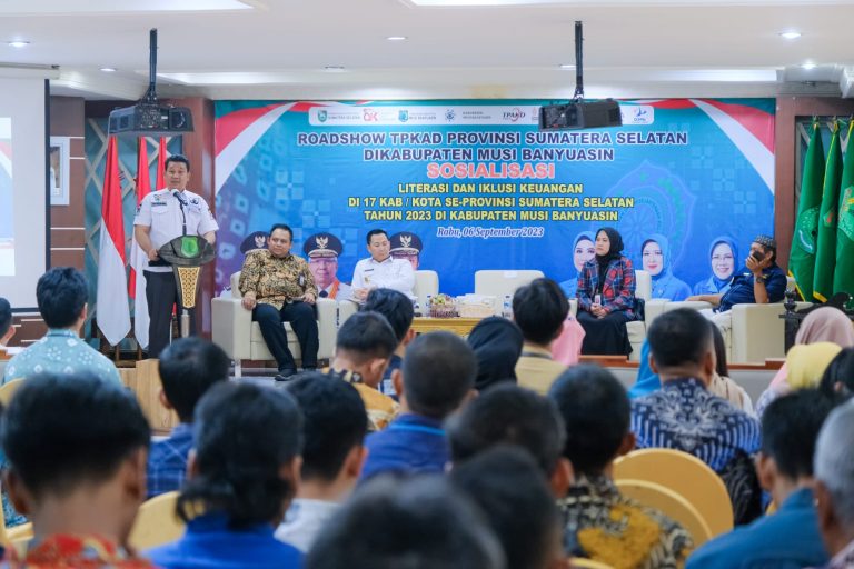 TPAKD Sumsel Gelar Roadshow Literasi Dan Inklusi Keuangan Di Muba